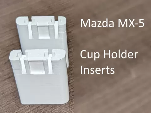 Mazda Miata MX-5 ND3 Cup Holder Socket Inserts