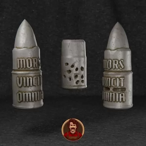 Artillery Shell Helmet Bits