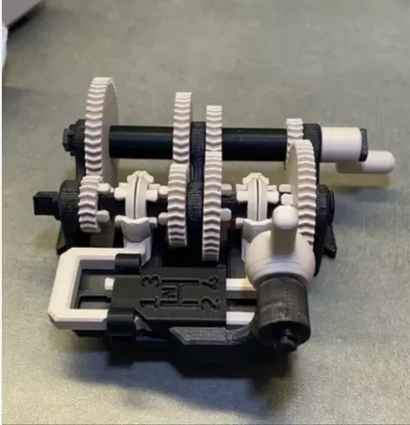4 Speed "Constant Mesh" Manual Transmission. 100% 3D Printed!