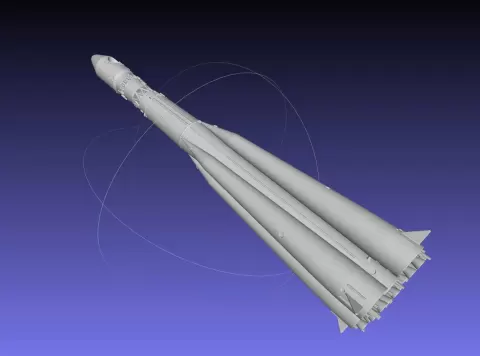 Vostok K Rocket Model