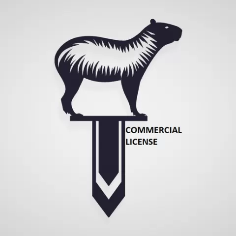 COMMERCIAL LICENSE / CAPYBARA / ANIMAL / MASCOT / HOME / BOOKMARK / SIGN / BOOKMARK / GIFT / BOOK / BOOK / SCHOOL / STUDENTS / TEACHER / OFFICE / WITHOUT SUPPORTS