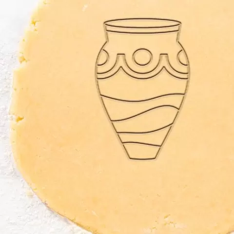 Vase Cookie Cutter, Biscuit Cutter