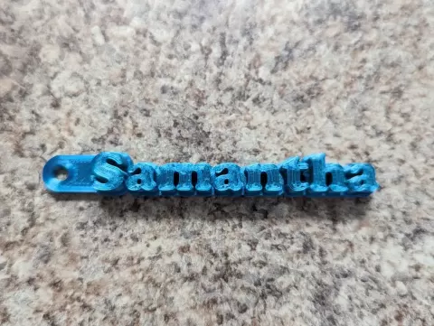 Samantha Keychain - Trash Can Guy