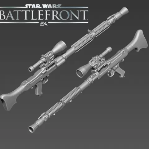 dlt 19-x 3d model star wars battlefront