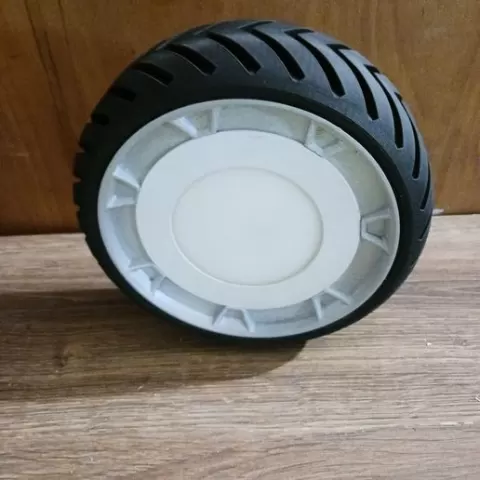 Sleek Wheel 110 - LED Lamp / Style Enclosure for Recessed LED Panels 110mm / Funny Lamp / Tire Lamp