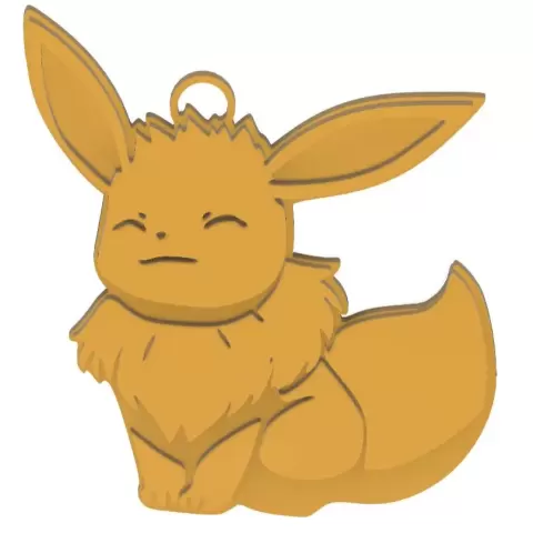 Eevee Keychain - Zebs K1CNC