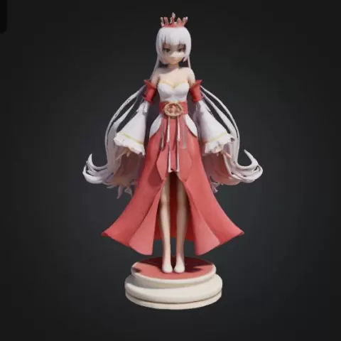 Anime Chess Set part : Azira angel of light - queen - Xempiaaz