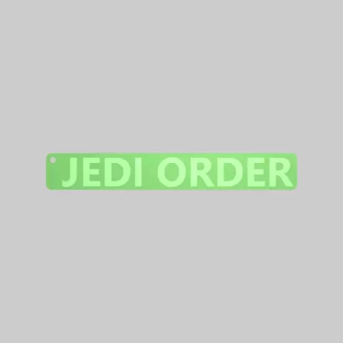 JEDI ORDER star wars keychain - XP3Design