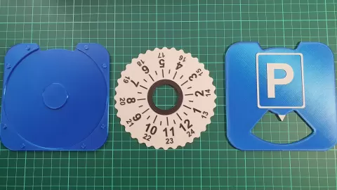 Parking disc/clock