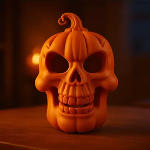pumpkin skull (Halloween) - Countless Sm