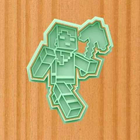 Minecraft cookie cutter