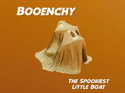 Booenchy : The Spookiest Little Halloween Ghost Benchy Boat