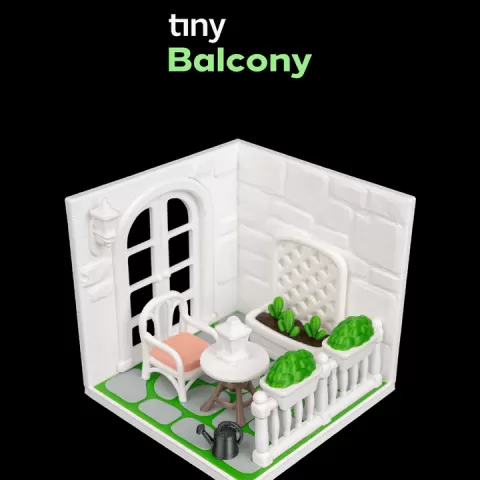 Tiny Balcony by Stlflix