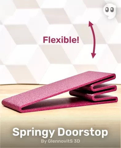 Springy Doorstop (flexible and in multiple sizes!)