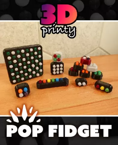 Pop Fidget (Multi-material design)