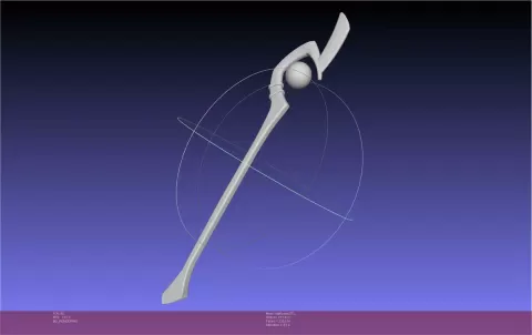 Konosuba Megumin Staff Printable Assembly