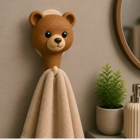 Cute Bear Towel Hook
