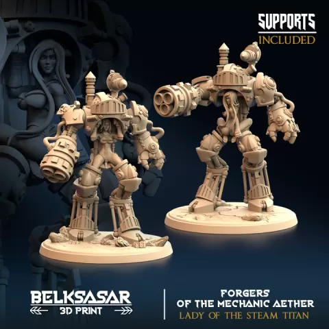 Lady of the Steam Titan Nude Set x2 by Belksasar