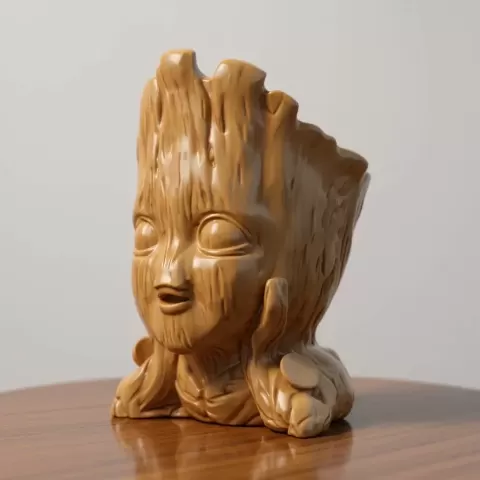 Cute Tree Character Planter