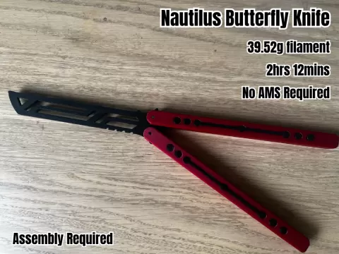 'Nautilus' Butterfly Knife
