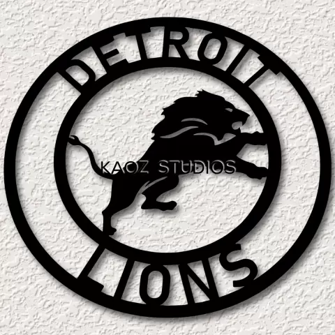 detroit lions wall art 2024 superbowl wall decor football decoration