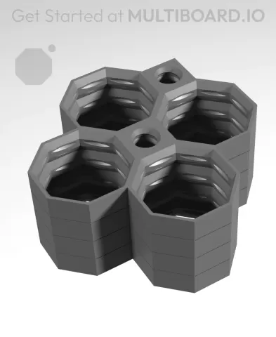 2x2 Multiboard Side Legacy Tile x4 Stack