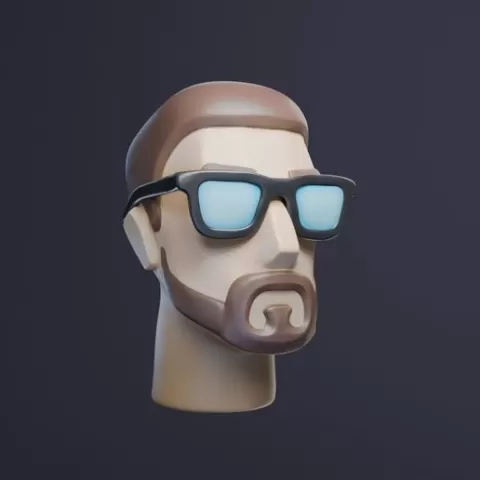 Gordon Freeman Stylized Head
