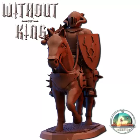 Wrath Cult Warriors - 28mm Medieval Cavalry - Fantasy Wargames - Knight - Horseman - Without our King