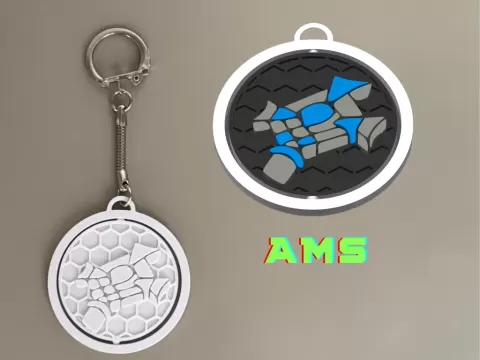 Priest Spinner Keychain – Print in Place