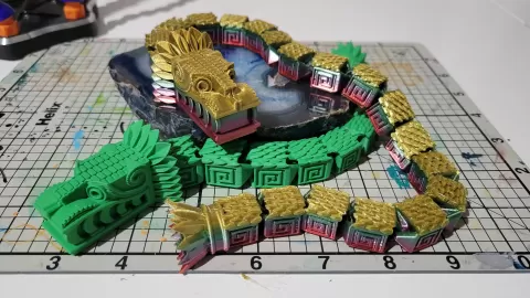 Articulated Quetzalcoatl (updated)
