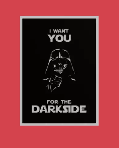 Star Wars wall frame
