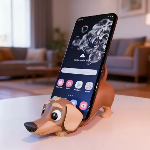 Dachshund Porta Celular - 3MF Multiparts - FlexiBeasts