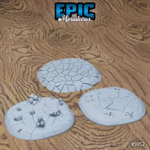 Snowy Terrain V1 V2 V3 / Orc Village Environment / Green Skin Items / Raider Tribe Decoration / Goblinoid Dungeon Equipment / Forest Goblin Area Theme / Woodland Encounter by Epic-Miniatures