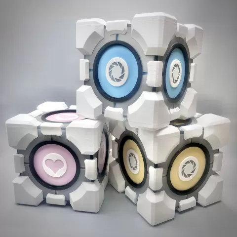 Portal Weighted Storage & Companion Cube