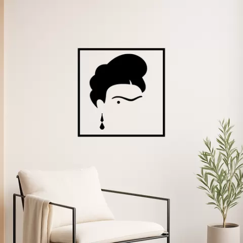 Frida Kahlo Frida Kahlo Self-Portrait With Cropped Hair Wall Art Framed