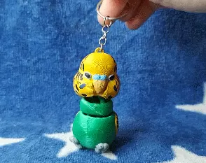 Budgie Keychain - Arara
