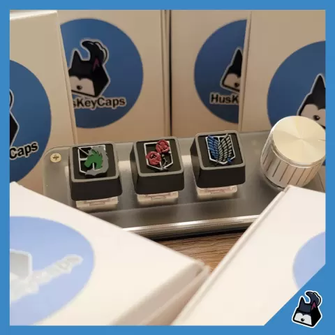 Shingeki keycaps - squads - Huskeycaps