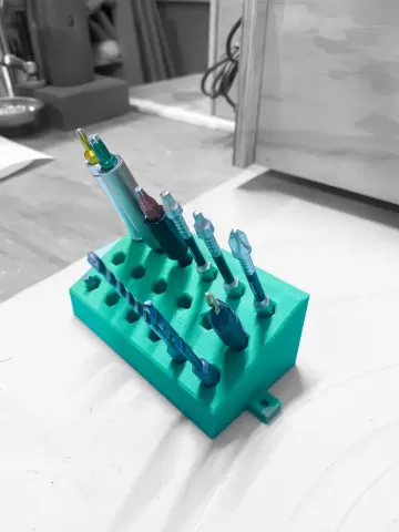 Hex Bit Holder Angled (18 bits)