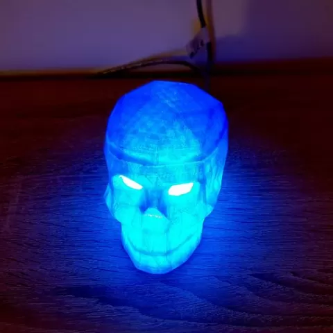 Skull lamp