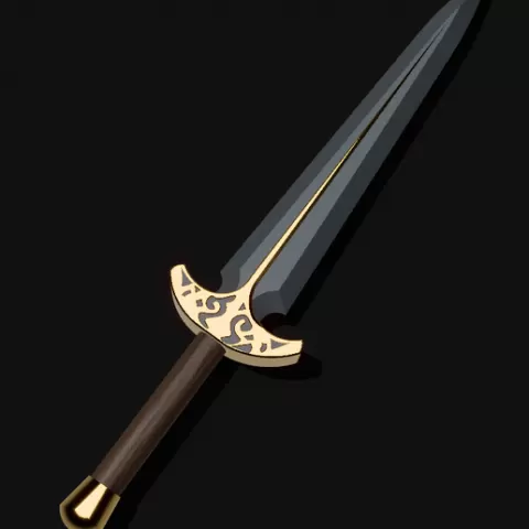 Ornate Gold Dagger ( Prop Dagger)