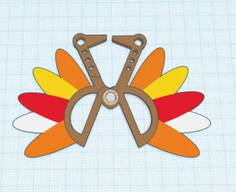 Thanksgiving Turkey Wishbone Snapper - Pittsburgh Printer
