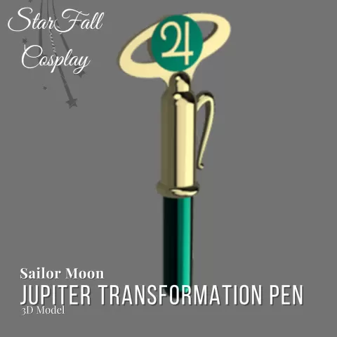 Jupiter Transformation Pen 3D Model - StarFall Cosplay