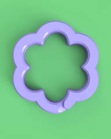 EZPZ Keyring Flower 1" // Keychain Ring