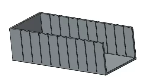 Soap Cutting Box - 1 Inch Bars.stl