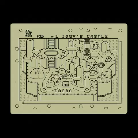 Super Mario bros map