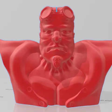 Hellboy bust