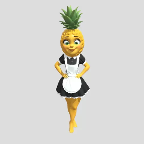 pineapple maid lady