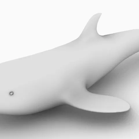 Whale 3D print model