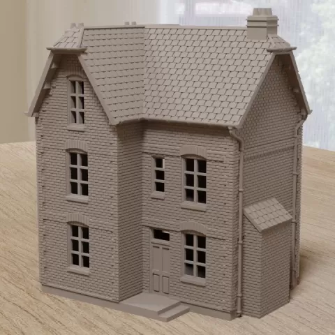 North France Townhouse NFC02 - WW1 WW2 Wargaming Terrain by Patrick Miniatures