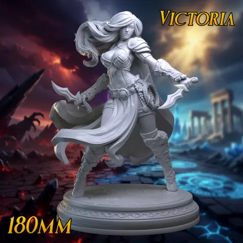 Victoria 180mm - Rogue Bandit Thief - Bandit Rogue - Thief Rogue Bandit - Rogue by Print Fantasy